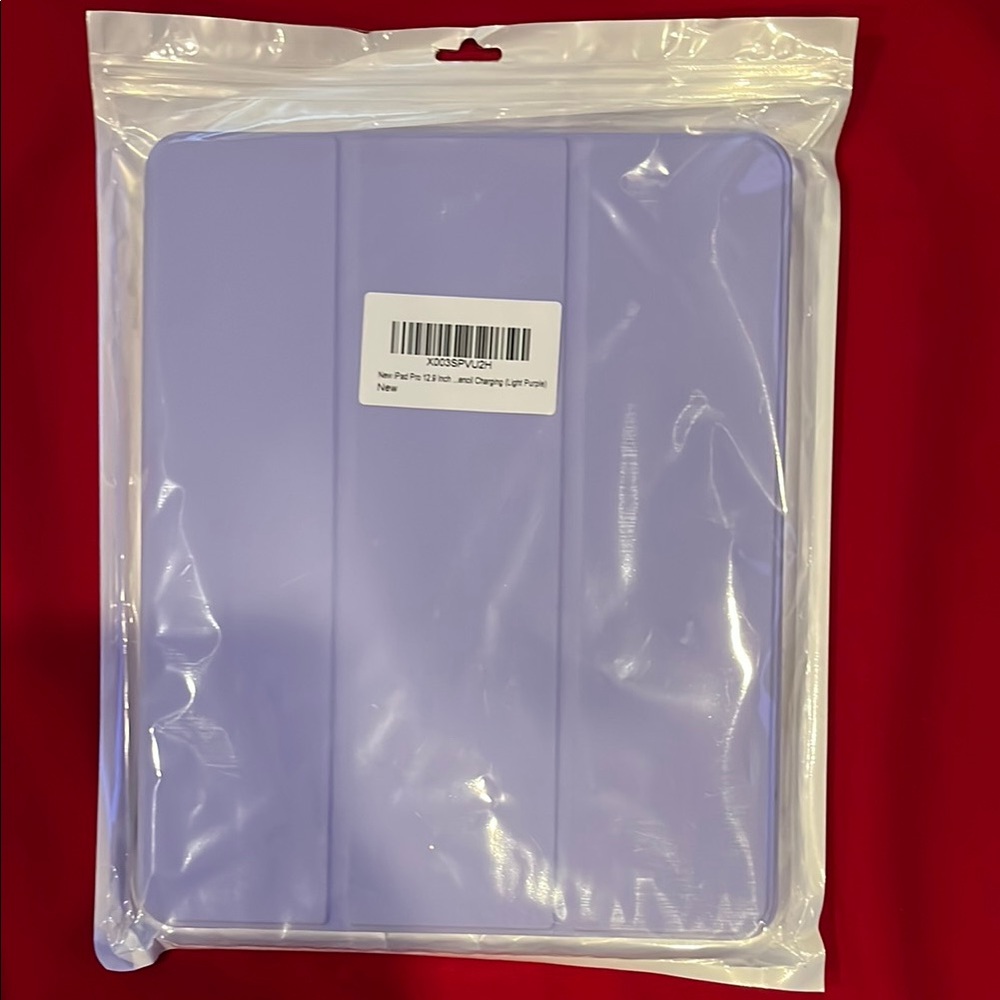 Purple-lilac Tablet Cover with Tri-Fold Design iPad Pro 12.9 nwt